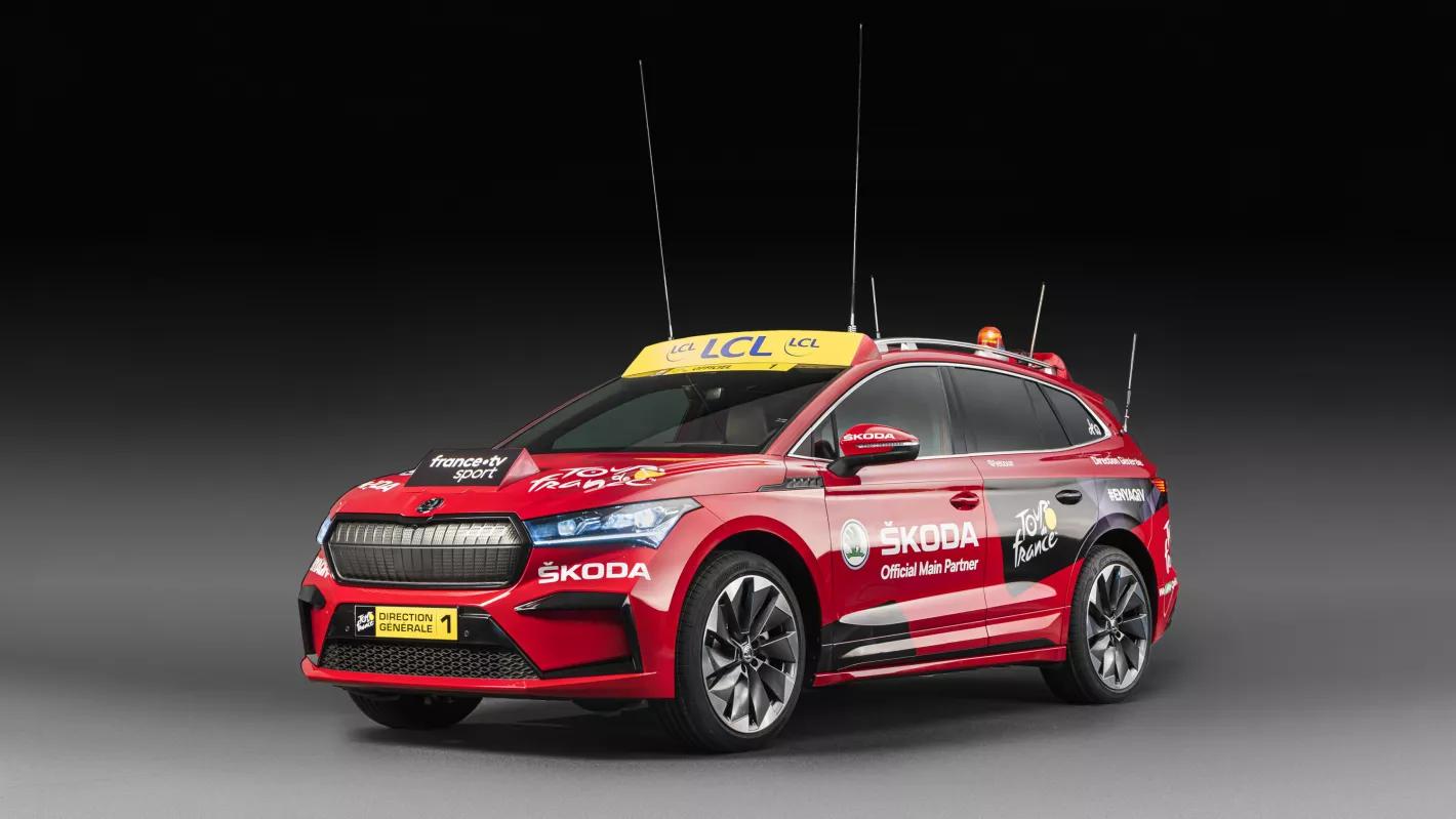 Skoda enyaq iv tour de france